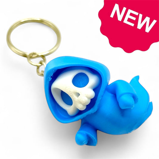 Brelok Halloween Duszek Niebieski